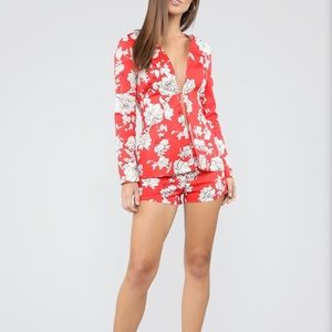 Bethany Floral Blazer Set